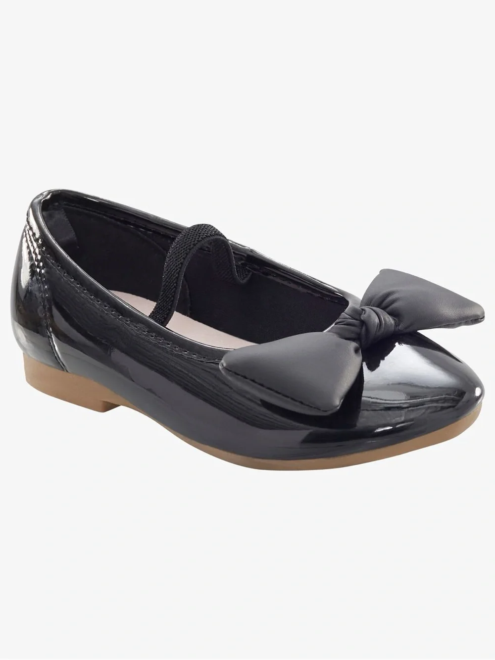 OshKosh B'gosh Girls Black Patent Bow Mary Jane